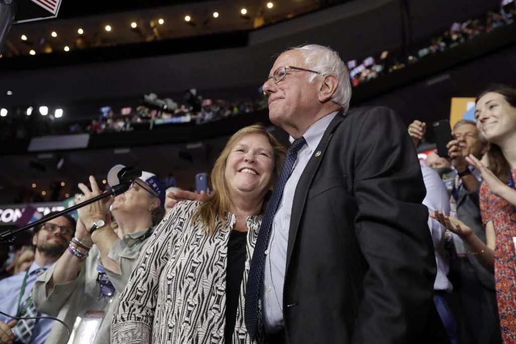 Bernie Sanders s manželkou Jane