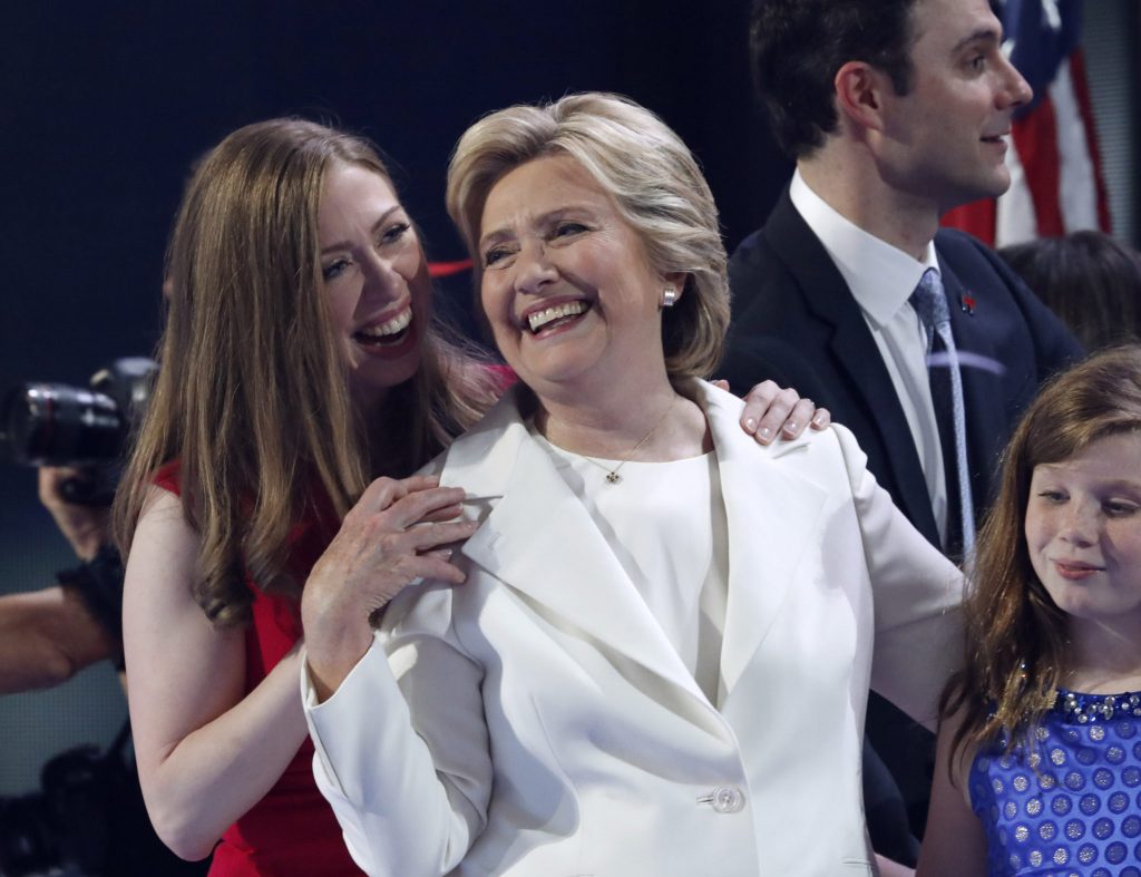 Hillary Clintonová s dcérou Chelsea