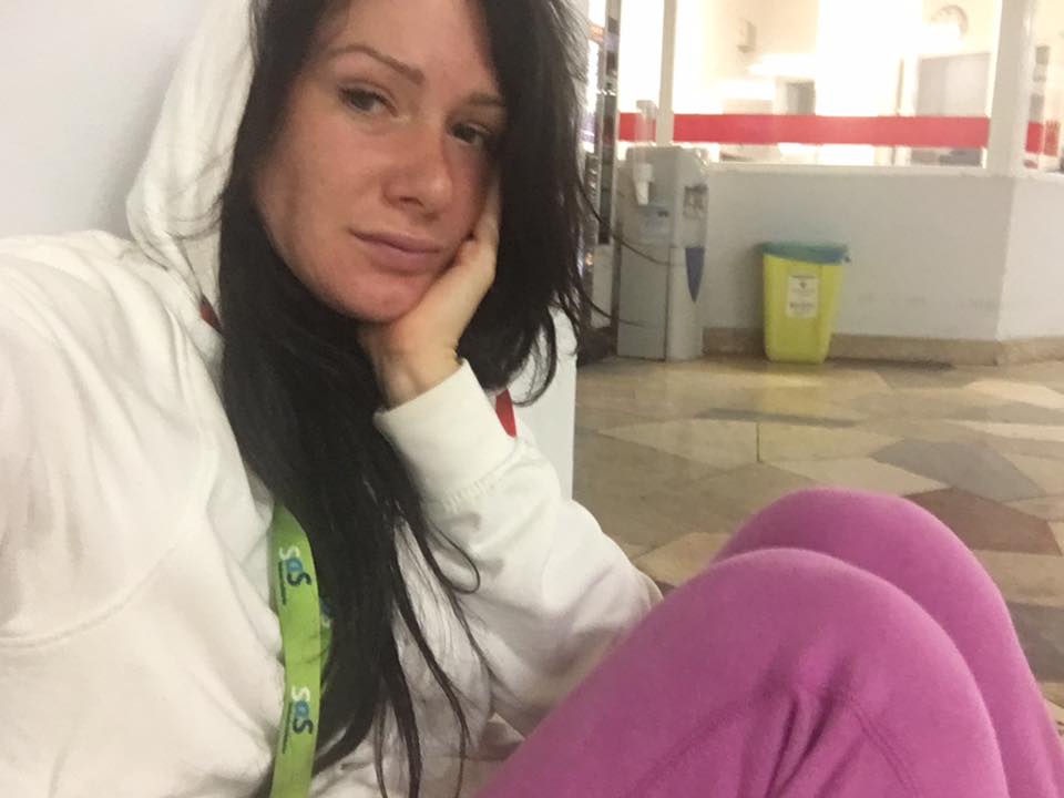 Jana Cigániková v nemocnici